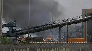 Ochsenfurt Großbrand bei der Firma Südzucker [upl. by Yttap]