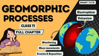 Geomorphic Processes Full Chapter  Class 11 Geography Chapter 6  NCERT [upl. by Nod]