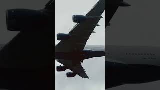 British airways A380 landing Heathrow airport [upl. by Elwira20]