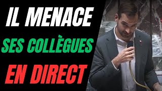 CET ÉLU LFI MENACE SES COLLÈGUES DÉPUTÉS DANS LASSEMBLÉE EN DIRECT [upl. by Frerichs]