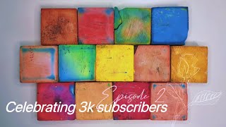 13 colored chalks celebrate 3k🎊🎊🎊 A total of 2 episodes This is the second episodeGym Chalk [upl. by Etteuqram]