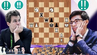 Best Wonderful Chess Game 29 By Magnus Carlsen vs Anish Giri [upl. by Sivrup267]