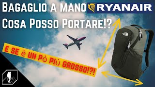 BAGAGLIO A MANO RYANAIR deve essere per forza 40x25x20  Ecco tutto quello che devi sapere [upl. by Reivad]