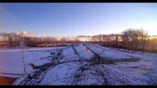 Sledding at the new hill in Eastpointe Mi [upl. by Freed]