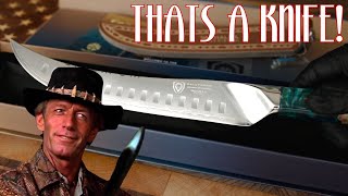 Dalstrong 10quot Butchers Knife Valhalla Edition Detailed Review amp Performance Test [upl. by Nataline35]