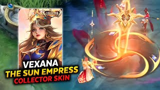 New Vexana Collector Skin quotThe Sun Empressquot Skin Spotlight [upl. by Alaaj]