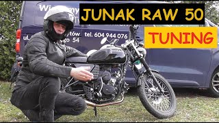 Junak RAW50  tuning Zamykamy licznik [upl. by Anivle]