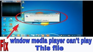 how to fix windows media player encountered a problem while playing a file [upl. by Nhor]