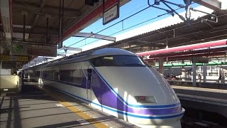 特急スペーシアきぬ 東武鉄道・栃木駅 [upl. by Assylem938]