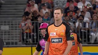 Jason Behrendorff 3 wickets vs Sydney Sixers  39th Match  PRS vs SYS [upl. by Uriiah]