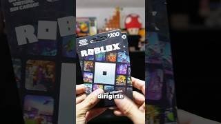 CÓMO CANJEAR CÓDIGO de ROBLOX en CELULAR shorts roblox clips videojuegos tutorial [upl. by Forrer]