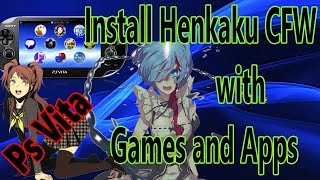 How to Install Henkaku CFW with Games and Apps on Ps Vita 360 [upl. by Penrod]