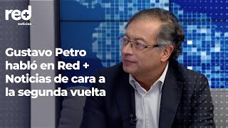 Entrevista Gustavo Petro habla en Red  Noticias [upl. by Buffo]