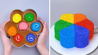 10 Most Amazing Colorful Cake Decorating Ideas  DIY Cake Hack  So Yummy Chocolate Cake Recipes [upl. by Dahsraf618]