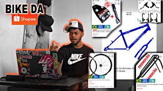 MONTANDO UMA BIKE MONTADINHA NA SHOPEE com menos de 1000R [upl. by Iznyl]