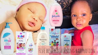 5 best brightening babykiddies moisturizing lotions to buy Baby skin care babyskincare [upl. by Hildebrandt]