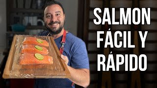 ¡Cómo hacer un Salmón Fácil y Rápido en la Sanduchera  Receta [upl. by Mutua577]