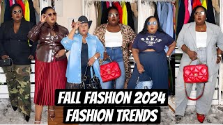 FALL FASHION TRENDS HAUL PLUS SIZE 20242025 HAUL [upl. by Risa]