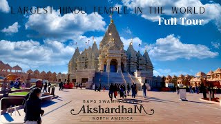 2nd Largest Hindu Temple in World  BAPS Shri Swaminarayan Mandir Robbinsville NJ Full Tour  4K [upl. by Fougere]