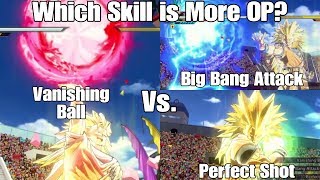 Xenoverse 2 Skill Test Perfect Shot Vs Big Bang Attack Vs Vanishing Ball [upl. by Hsima932]