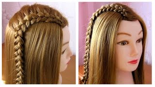 ★Tuto coiffure simple tresse facile a faire soi meme ★Coiffure pour tous les jours [upl. by Birkle477]