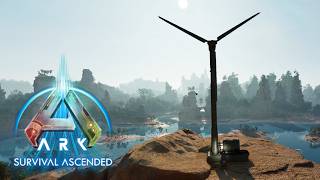 Wind Turbines are powerful then ever  ARK Survival Ascended [upl. by Aztinay]