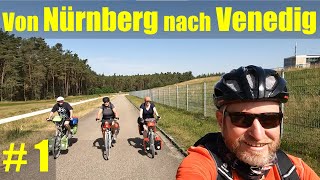 Radreise von Nürnberg nach Venedig  Radweg München  Venezia 1 [upl. by Eimmas4]