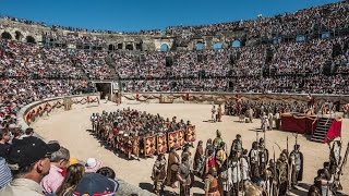 WATCH GLADIATORS FIGHT IN A REAL ROMAN ARENA [upl. by Mckinney421]