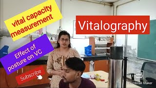 vitalography vital capacity measurement [upl. by Siana]