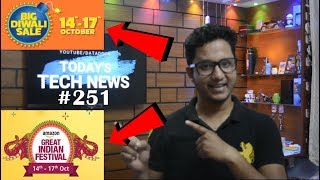 Tech News of The Day 251  Flipkart Amazon SaleHonor 6C ProLava Helium 12Oppo F3 LiteOnePlus 5T [upl. by Namyaw]