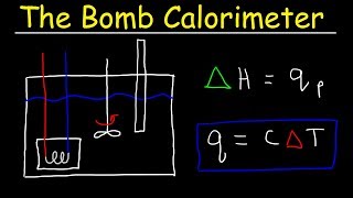 Bomb Calorimeter vs Coffee Cup Calorimeter Problem  Constant Pressure vs Constant Volume Calorimet [upl. by Ydac]