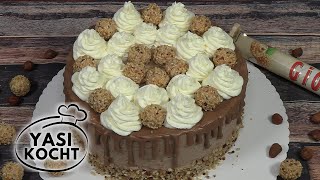 Giotto Torte  Nusstorte einfach schnell amp lecker backen  Rezept  DIY  YasiKocht  Folge 110 [upl. by Karil]