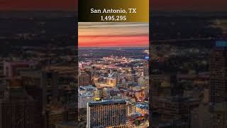 TOP TEN MOST POPULATED CITIES IN THE USA trendingshorts facts shorts viral usfacts [upl. by Enirehtak525]