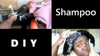 DIY Shampoo  Natural Hair  Back to the Basics  TheMindCatcher [upl. by Cristiano]