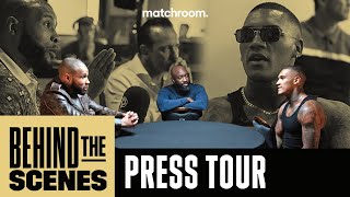 Chris Eubank Jr vs Conor Benn Media Day amp Press Conference Behind The Scenes [upl. by Fitalludba]