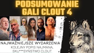 Podsumowanie gali Clout 4 Najman Muran Lexy Linkiewicz Wielki Bu Crazy Lizak Sequento Cios [upl. by Hanyaz45]