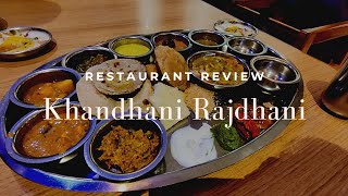 Khandhani Rajdhani Restaurant Review Pheonix Marketcity Mall Bangalore [upl. by Aires443]