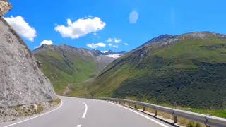 Driving in Switzerland Furka Pass  beautiful road 🛣️ [upl. by Charil]