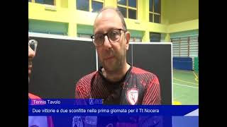 Tennis Tavolo Nocera due vittorie e due sconfitte nella prima di campionato [upl. by Archer]