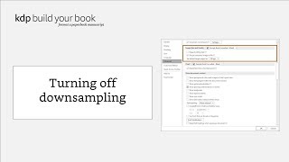 Turning off downsampling [upl. by Name]