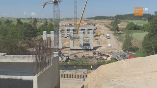 Obwodnica Metropolitalna rośnie w oczach  Tv Tetka Tczew HD [upl. by Asilec610]