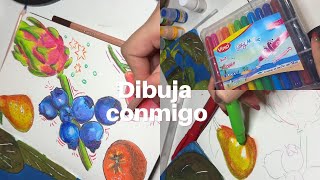 Dibujando con crayones para niños dibuja conmigo [upl. by Kev]