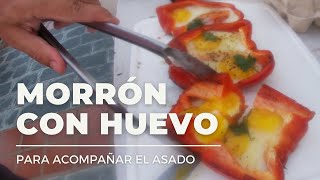 🌶️🍳 MORRON CON HUEVO a la PARRILLA  Mis Fotosecuencias [upl. by Kanter124]