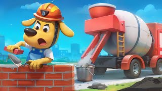 Construction Engineer  Educational Videos  Cartoons for Kids  Sheriff Labrador [upl. by Yra220]