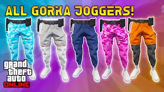 UPDATED HOW TO GET ALL GORKA JOGGERS IN GTA 5 ONLINE 168 [upl. by Notyep]