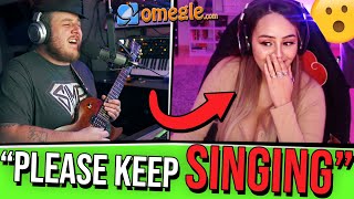 Simp SINGS HIS WAY into EGIRLS HEARTS on OMEGLE [upl. by Moffitt]