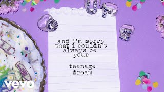 Olivia Rodrigo  teenage dream Official Lyric Video [upl. by Elle933]