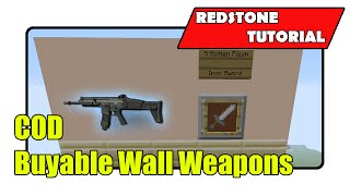 Buyable Wall Weapons for COD Maps Minecraft Xbox TU24CU12PlayStation CL116 [upl. by Elatsyrc]