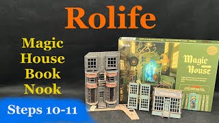 Rolife Magic House Book Nook Steps 1011 [upl. by Ternan]