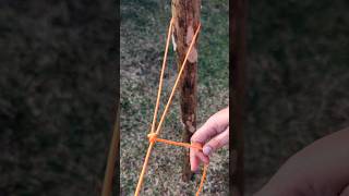 How to tie a Taut Line Hitch bushcraft knots camping [upl. by Nivlac395]